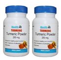 Picture of HealthVit Turmeric powder 400 mg 60 Capsules (Pack Of 2)