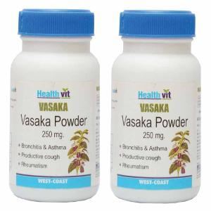 Picture of HealthVit Vasaka Powder 250 mg 60 Capsules (Pack Of 2)