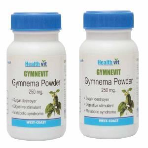 Picture of HealthVit GYMNEVIT Gymnema Powder 250 mg 60 Capsules (Pack Of 2)