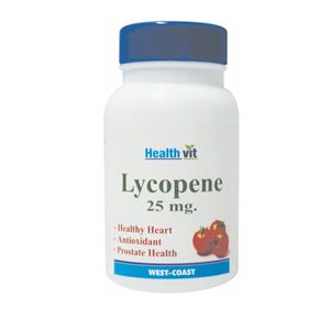 Picture of HealthVit LYCOPENE 25 MG 60 Tablets for Healthy Heart