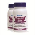 Picture of Healthvit Magnesium Oxide 400 mg. 60 Capsules(Pack Of 2)