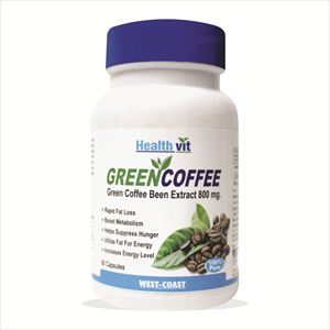Picture of Healthvit Green Coffee Bean Extract 800 mg  60 capsules