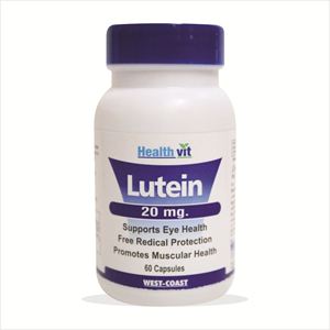 Picture of Healthvit Lutein 20mg.  60 capsules