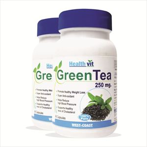 Picture of Healthvit Green Tea 60 Capsules(Pack Of 2)