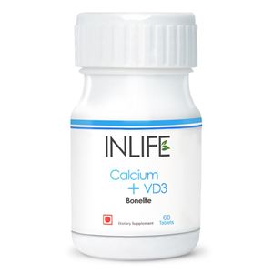 Picture of INLIFE Calcium + Vitamin D3 (60 Tabs)