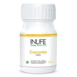 Picture of INLIFE Curcumin (60 Vegetarian Capsules)