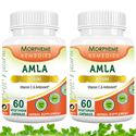 Picture of Morpheme Amla Capsules Vitamin C & AntiOxidant - 500mg Extract - 60 Veg Capsules -Combos 2 Bottles
