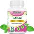 Picture of Morpheme Garlic Capsules for Cardio & Cholesterol Support - 500mg Extract - 60 Veg Capsules