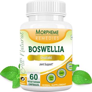 Picture of Morpheme Boswellia (Shallaki) Capsules for Joints Support - 500mg Extract - 60 Veg Capsules