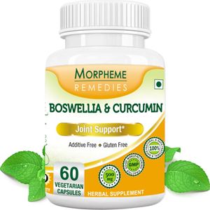 Picture of Morpheme Boswellia & Curcumin For Joint Support - 500mg Extract - 60 Veg Capsules-1 Bottle
