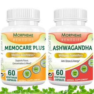 Picture of Morpheme Combo Pack To Improve Memory, Reduce Stress-2 bottles