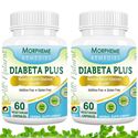 Picture of Morpheme Diabeta Plus Natural Blood Glucose Health - 500mg Extract - 60 Veg Capsules - 2 Bottles