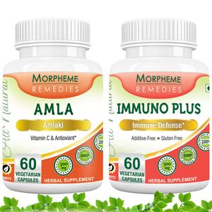 Picture of Morpheme Combo Supplements For Hair Care & to Enhance Immunity-2 bottels