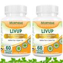 Picture of Morpheme Livup Capsules for Maintaing Liver Health - 500mg Extract - 60 Veg Capsules - 2 Bottles