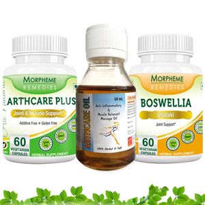 Picture of Morpheme Combo Supplements For Arthritis, Joint & Back Pain-3 bottels