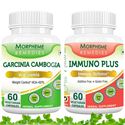 Picture of Morpheme Garcinia Cambogia + Immuno Plus Supplement For Weight Loss-2 Bottles