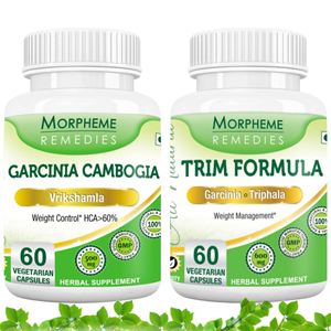 Picture of Morpheme Garcinia Cambogia + Trim Formula Supplement For Weight Loss-2 bottels