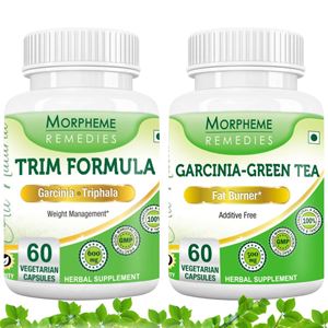 Picture of Morpheme Garcinia Cambogia Green Tea + Trim Formula Supplement For Weight Loss