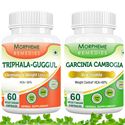 Picture of Morpheme Garcinia Cambogia + Triphala Guggul Supplement For Weight Loss-2 Bottles