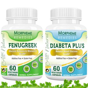 Picture of Morpheme Fenugreek + Diabeta Plus For Glucose Balance, Diabetes