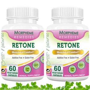 Picture of Morpheme Retone Capsules for Menstrual Comfort - 500mg Extract - 60 Veg Capsules - 2 Bottles