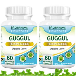 Picture of Morpheme Guggul (Commiphora Mukul) for Cholesterol Support - 500mg Extract - 60 Veg Capsules - 2 Bottles