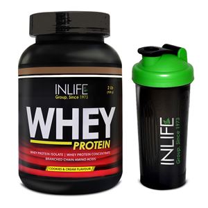 Picture of INLIFE Whey Protein 2Lb  (Cookies and Cream Flavour) 