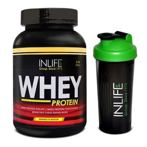 Picture of INLIFE Whey Protein 2Lb  (Mango Flavour) 