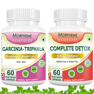 Picture of Morpheme Garcinia Cambogia Triphala + Complete Detox For Complete Body Cleansing and Weight Loss