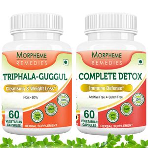 Picture of Morpheme Triphala Guggul + Complete Detox For Complete Body Cleansing and Weight Loss