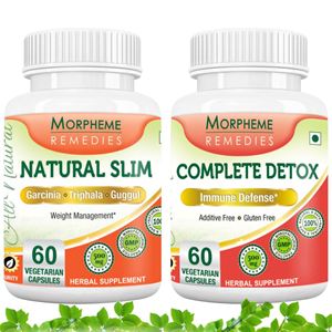 Picture of Morpheme Natural Slim + Complete Detox For Complete Body Cleansing and Weight Loss