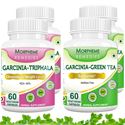 Picture of Morpheme Garcinia Cambogia Triphala + Garcinia Green Tea Supplement For Weight Loss (4 Bottles)