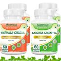 Picture of Morpheme Garcinia Cambogia Green Tea + Triphala Guggul Supplement For Weight Loss (4 Bottles)
