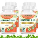 Picture of Morpheme Natural Slim + Triphala Guggul Supplement For Weight Loss (4 Bottles)