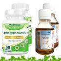 Picture of Morpheme Arthritis Support + Arthcare Oil For Back Pain, Joint Pain & Arthritis (4 Bottles)