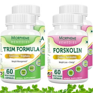 Picture of Morpheme Trim Formula + Forskolin Supplement For Weight Loss (4 Bottles)