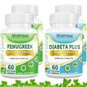 Picture of Morpheme Fenugreek + Diabeta Plus For Glucose Balance, Diabetes (4 Bottles)