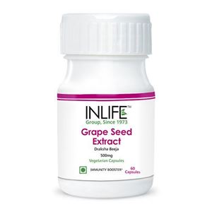 Picture of INLIFE Grape Seed Extract – 500mg (60 Veg. Capsules)