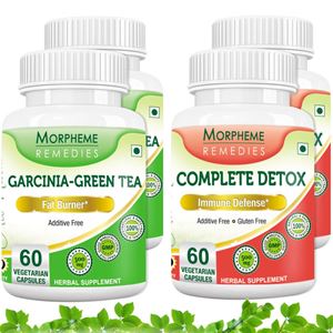 Picture of Morpheme Garcinia Cambogia Green Tea + Complete Detox (4 Bottles)