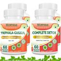 Picture of Morpheme Triphala Guggul + Complete Detox For Complete Body Cleansing and Weight Loss (4 Bottles)