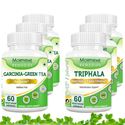 Picture of Morpheme Garcinia Cambogia Green Tea + Triphala Supplement For Weight Loss (6 Bottles)