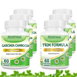 Picture of Morpheme Garcinia Cambogia + Trim Formula Supplement For Weight Loss (6 Bottles)
