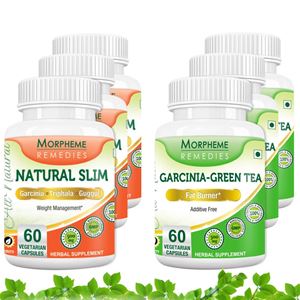 Picture of Morpheme Garcinia Cambogia Green Tea + Natural Slim Supplement For Weight Loss (6 Bottles)