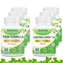 Picture of Morpheme Garcinia Cambogia Green Tea + Trim Formula Supplement For Weight Loss (6 Bottles)