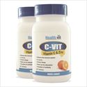Picture of HealthVit C-VIT Vitamin C and Zinc 60 Tablets (Pack Of 2)