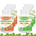 Picture of Morpheme Garcinia Cambogia Green Tea + Triphala Guggul Supplement For Weight Loss (6 Bottles)