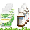 Picture of Morpheme Arthritis Support + Arthcare Oil For Back Pain, Joint Pain & Arthritis (6 Bottles)