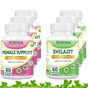 Picture of Morpheme Female Support + Shilajit For Women's Health Care (6 Bottles)