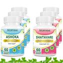 Picture of Morpheme Shatavari (Asparagus Racemous) + Ashoka For Female Health (6 Bottles)