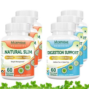 Picture of Morpheme Natural Slim + Digestion Support for Weight Loss (6 Bottles)